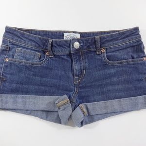 AEROPOSTALE Women's Cuffed Jean Shorts Size 5-6